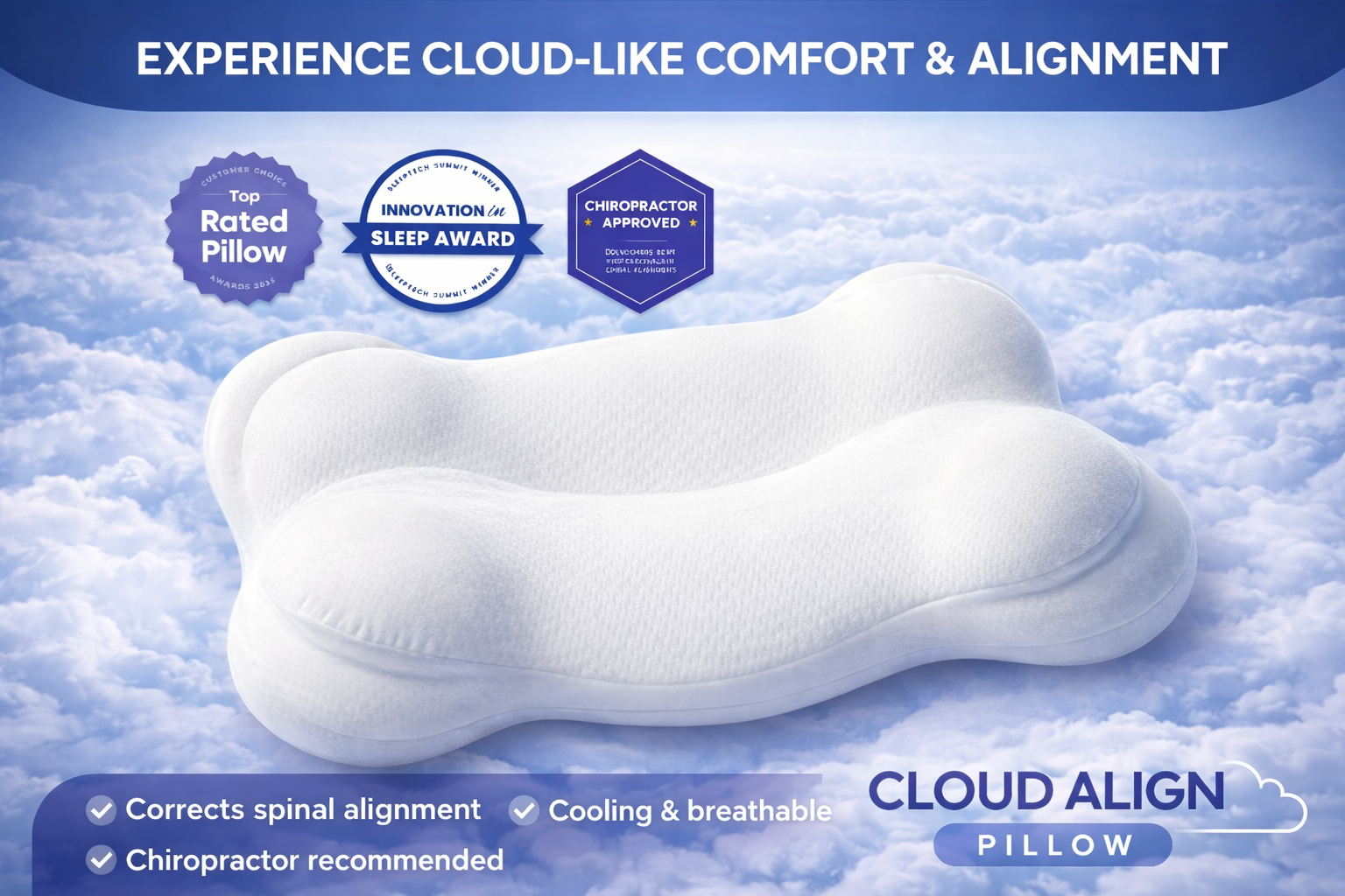 GrainMod™CloudAlign pillow